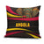 Angola Pillow Cover with Red Black Yellow Tribal Design and Elephant - Wonder Print Shop