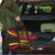 Angola Travel Bag with Red Black Yellow Tribal Design and Elephant - Wonder Print Shop