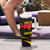 Angola Tumbler With Handle with Red Black Yellow Tribal Design and Elephant - Wonder Print Shop