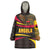 Angola Wearable Blanket Hoodie with Red Black Yellow Tribal Design and Elephant - Wonder Print Shop