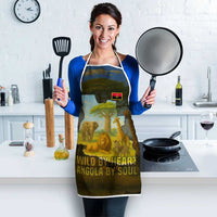 Angola Apron with Savannah Wildlife Design and African Animal - Wonder Print Shop