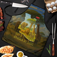 Angola Apron with Savannah Wildlife Design and African Animal - Wonder Print Shop