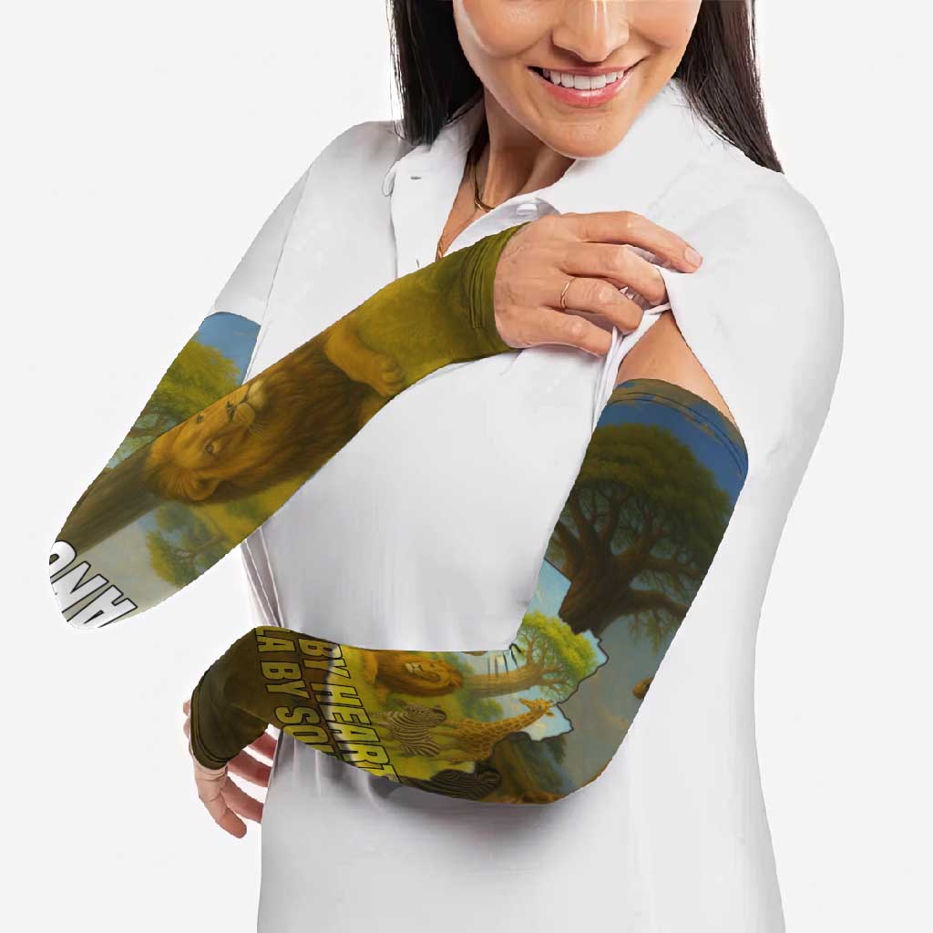 Angola Arm Sleeves with Savannah Wildlife Design and African Animal - Wonder Print Shop