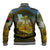 Angola Baseball Jacket with Savannah Wildlife Design and African Animal - Wonder Print Shop