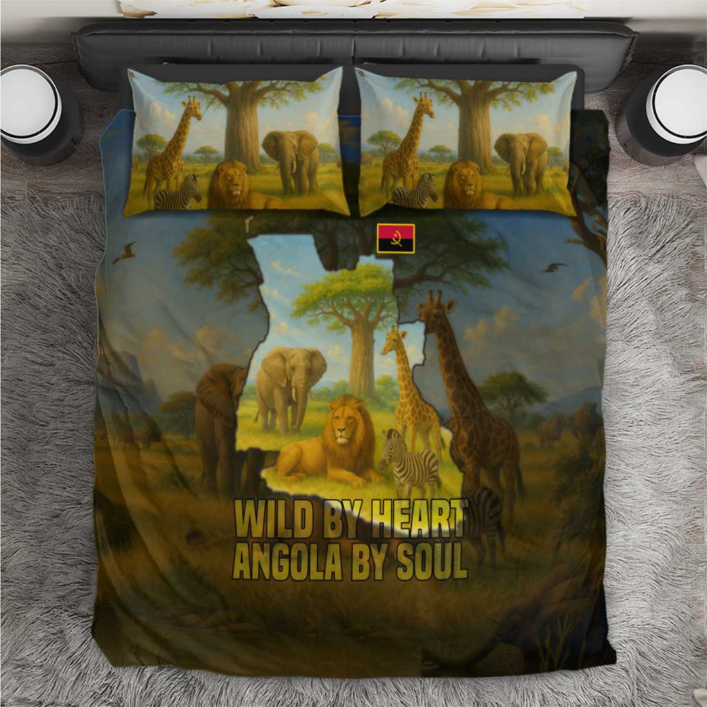 Angola Bedding Set with Savannah Wildlife Design and African Animal - Wonder Print Shop