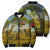 Angola Bomber Puffer Jacket with Savannah Wildlife Design and African Animal - Wonder Print Shop