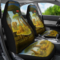 Angola Car Seat Cover with Savannah Wildlife Design and African Animal - Wonder Print Shop