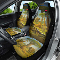 Angola Car Seat Cover with Savannah Wildlife Design and African Animal - Wonder Print Shop