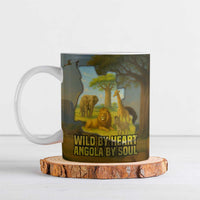 Angola Ceramic Mug with Savannah Wildlife Design and African Animal - Wonder Print Shop
