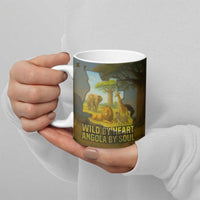 Angola Ceramic Mug with Savannah Wildlife Design and African Animal - Wonder Print Shop