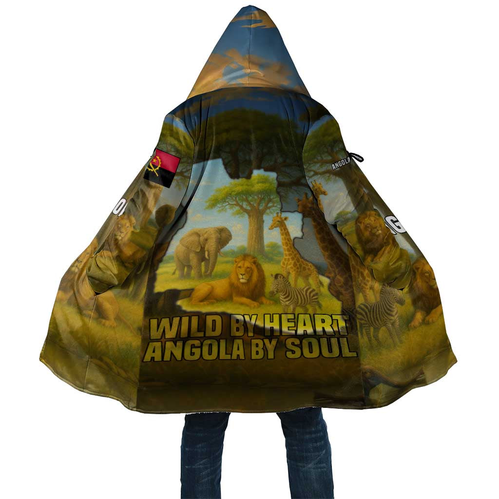 Angola Cloak with Savannah Wildlife Design and African Animal - Wonder Print Shop