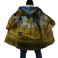 Angola Cloak with Savannah Wildlife Design and African Animal - Wonder Print Shop