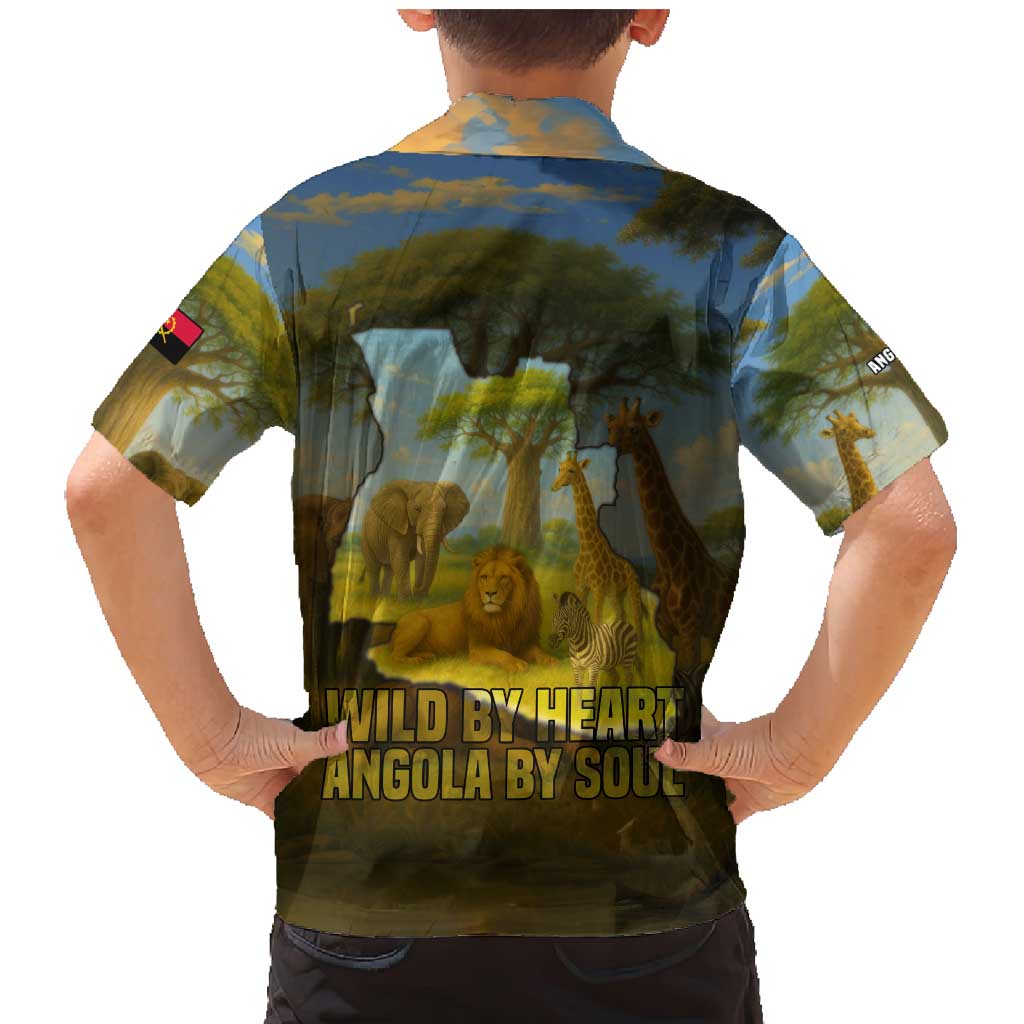 Angola Family Matching Mermaid Dress and Hawaiian Shirt with Savannah Wildlife Design and African Animal - Wonder Print Shop