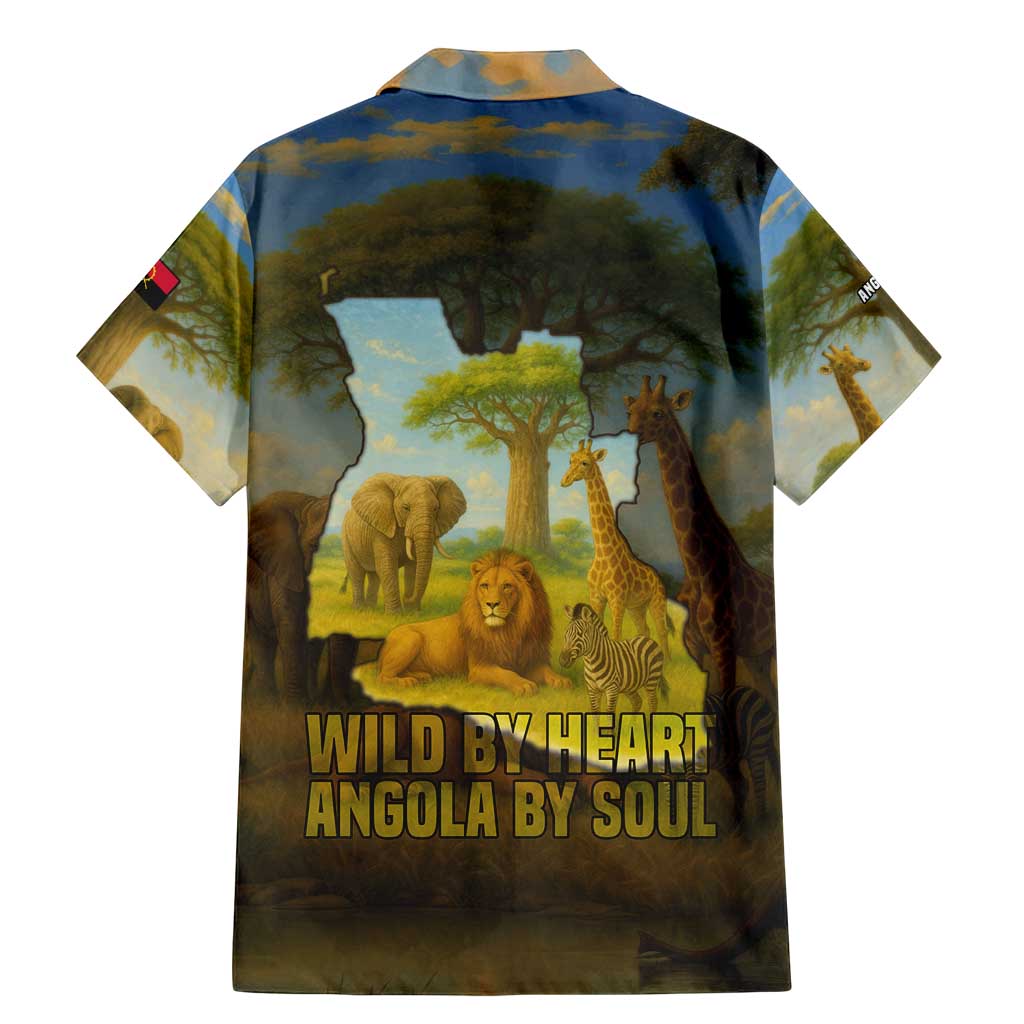 Angola Family Matching Mermaid Dress and Hawaiian Shirt with Savannah Wildlife Design and African Animal - Wonder Print Shop