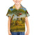 Angola Family Matching Summer Maxi Dress and Hawaiian Shirt with Savannah Wildlife Design and African Animal - Wonder Print Shop