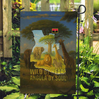 Angola Garden Flag with Savannah Wildlife Design and African Animal - Wonder Print Shop
