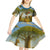 Angola Kid Short Sleeve Dress with Savannah Wildlife Design and African Animal - Wonder Print Shop