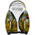 Angola Sherpa Hoodie with Savannah Wildlife Design and African Animal - Wonder Print Shop