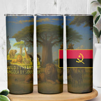 Angola Skinny Tumbler with Savannah Wildlife Design and African Animal - Wonder Print Shop
