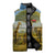 Angola Sleeveless Puffer Jacket with Savannah Wildlife Design and African Animal - Wonder Print Shop