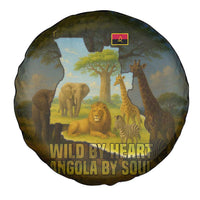 Angola Spare Tire Cover with Savannah Wildlife Design and African Animal - Wonder Print Shop