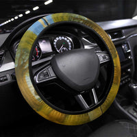 Angola Steering Wheel Cover with Savannah Wildlife Design and African Animal - Wonder Print Shop
