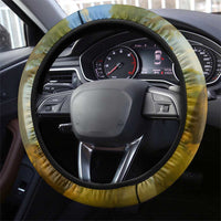 Angola Steering Wheel Cover with Savannah Wildlife Design and African Animal - Wonder Print Shop