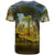Angola T Shirt with Savannah Wildlife Design and African Animal - Wonder Print Shop