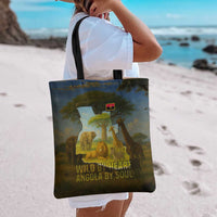Angola Tote Bag with Savannah Wildlife Design and African Animal - Wonder Print Shop