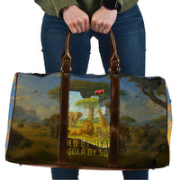 Angola Travel Bag with Savannah Wildlife Design and African Animal - Wonder Print Shop