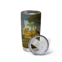 Angola Tumbler Cup with Savannah Wildlife Design and African Animal - Wonder Print Shop
