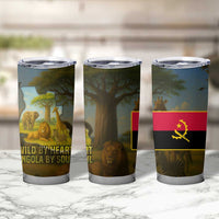 Angola Tumbler Cup with Savannah Wildlife Design and African Animal - Wonder Print Shop