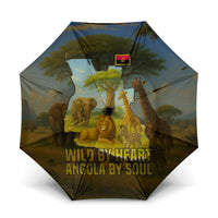 Angola Umbrella with Savannah Wildlife Design and African Animal - Wonder Print Shop