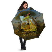 Angola Umbrella with Savannah Wildlife Design and African Animal - Wonder Print Shop