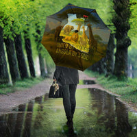 Angola Umbrella with Savannah Wildlife Design and African Animal - Wonder Print Shop
