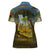 Angola Women Polo Shirt with Savannah Wildlife Design and African Animal - Wonder Print Shop