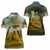 Angola Women Polo Shirt with Savannah Wildlife Design and African Animal - Wonder Print Shop