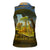 Angola Women Sleeveless Polo Shirt with Savannah Wildlife Design and African Animal - Wonder Print Shop