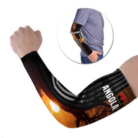 Angola Arm Sleeves with Sunset Zebra Design and African Nature - Wonder Print Shop