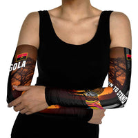 Angola Arm Sleeves with Sunset Zebra Design and African Nature - Wonder Print Shop