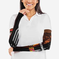 Angola Arm Sleeves with Sunset Zebra Design and African Nature - Wonder Print Shop