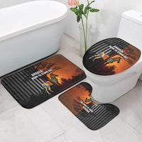 Angola Bathroom Set with Sunset Zebra Design and African Nature - Wonder Print Shop