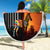 Angola Beach Blanket with Sunset Zebra Design and African Nature - Wonder Print Shop