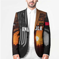 Angola Blazer with Sunset Zebra Design and African Nature - Wonder Print Shop