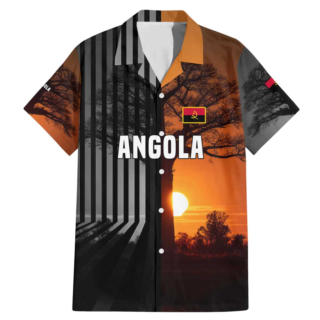 Angola Family Matching Mermaid Dress and Hawaiian Shirt with Sunset Zebra Design and African Nature - Wonder Print Shop