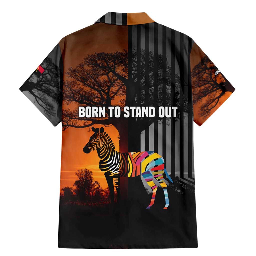 Angola Family Matching Mermaid Dress and Hawaiian Shirt with Sunset Zebra Design and African Nature - Wonder Print Shop