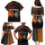 Angola Family Matching Puletasi and Hawaiian Shirt with Sunset Zebra Design and African Nature - Wonder Print Shop
