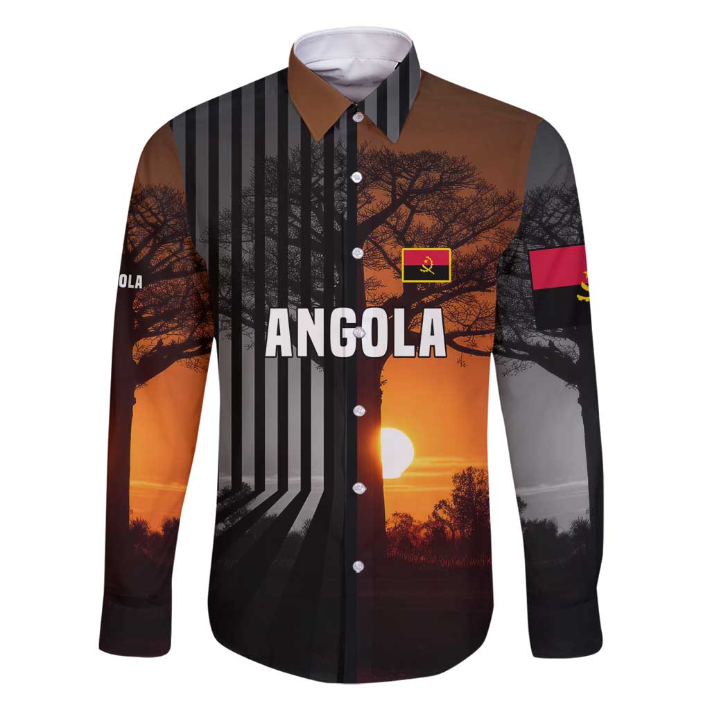 Angola Family Matching Summer Maxi Dress and Hawaiian Shirt with Sunset Zebra Design and African Nature - Wonder Print Shop