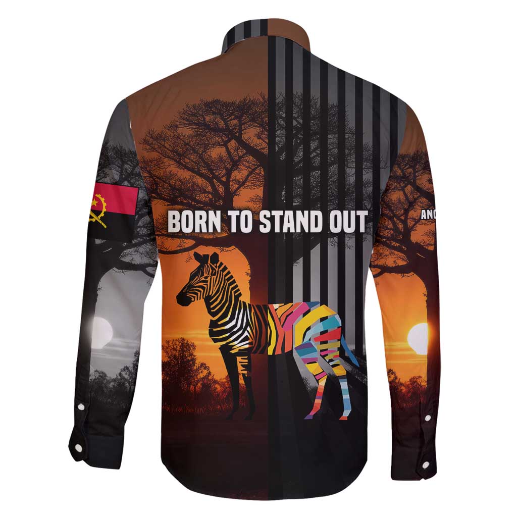 Angola Family Matching Summer Maxi Dress and Hawaiian Shirt with Sunset Zebra Design and African Nature - Wonder Print Shop