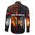 Angola Family Matching Tank Maxi Dress and Hawaiian Shirt with Sunset Zebra Design and African Nature - Wonder Print Shop